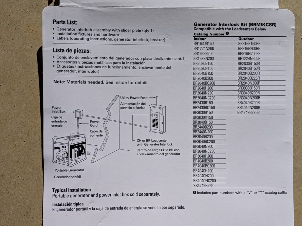 Generator Interlock Kit Regulations And Electrical Codes Ensure Home Safety